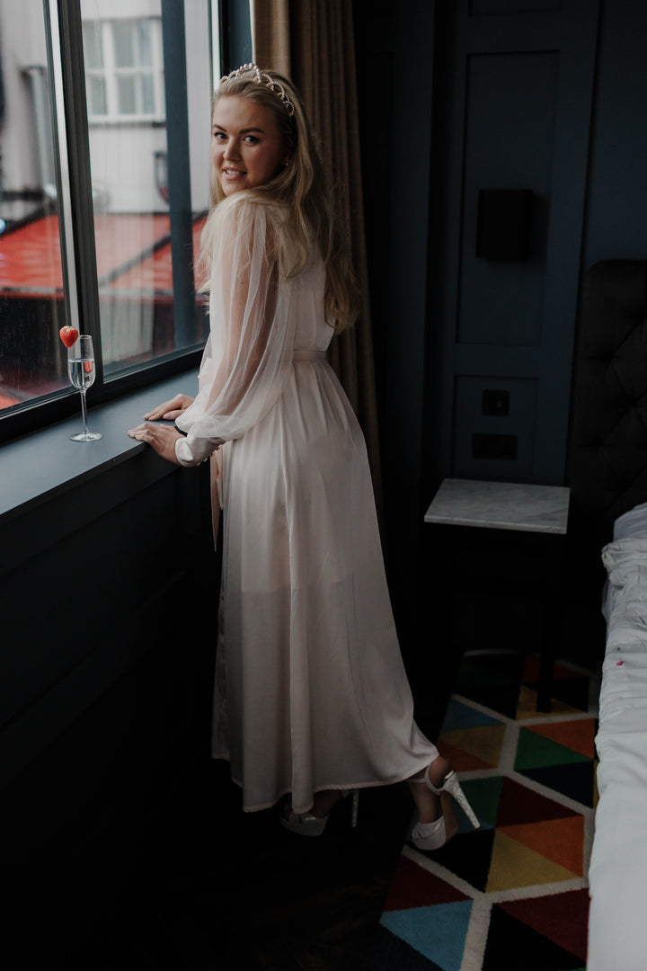 Der Grace Blush Bademantel
