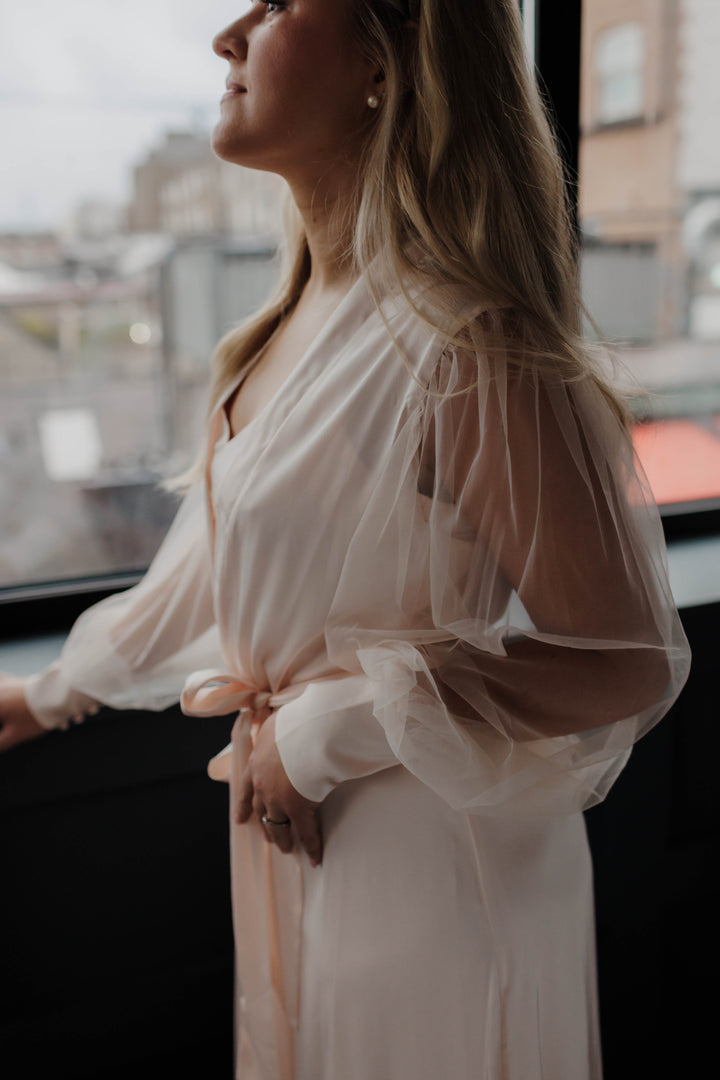 Der Grace Blush Bademantel