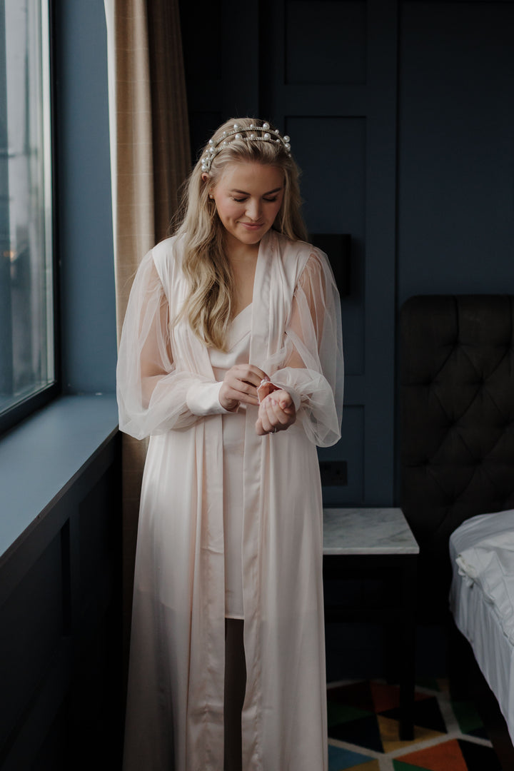 Der Grace Blush Bademantel