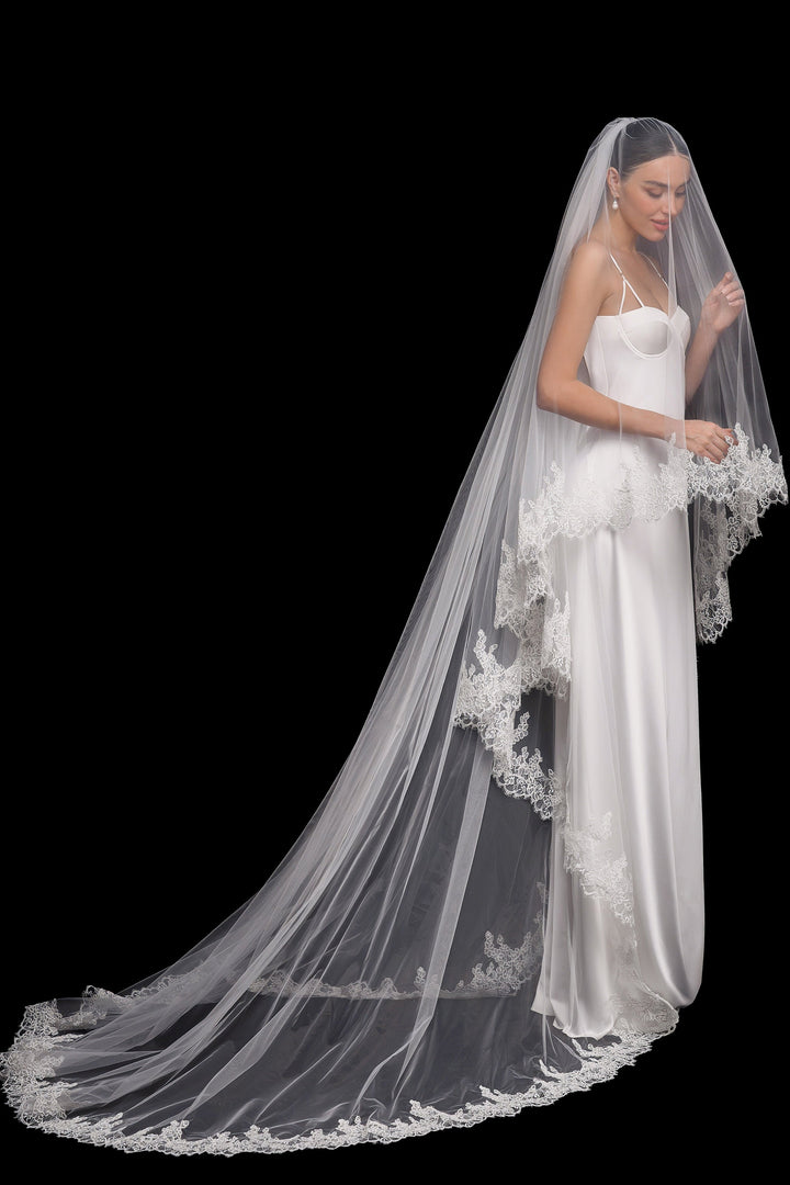 Madonna Veil with Blusher