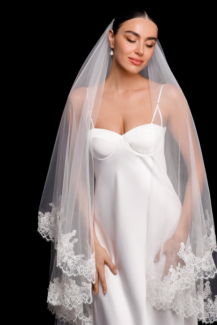 Madonna Veil with Blusher