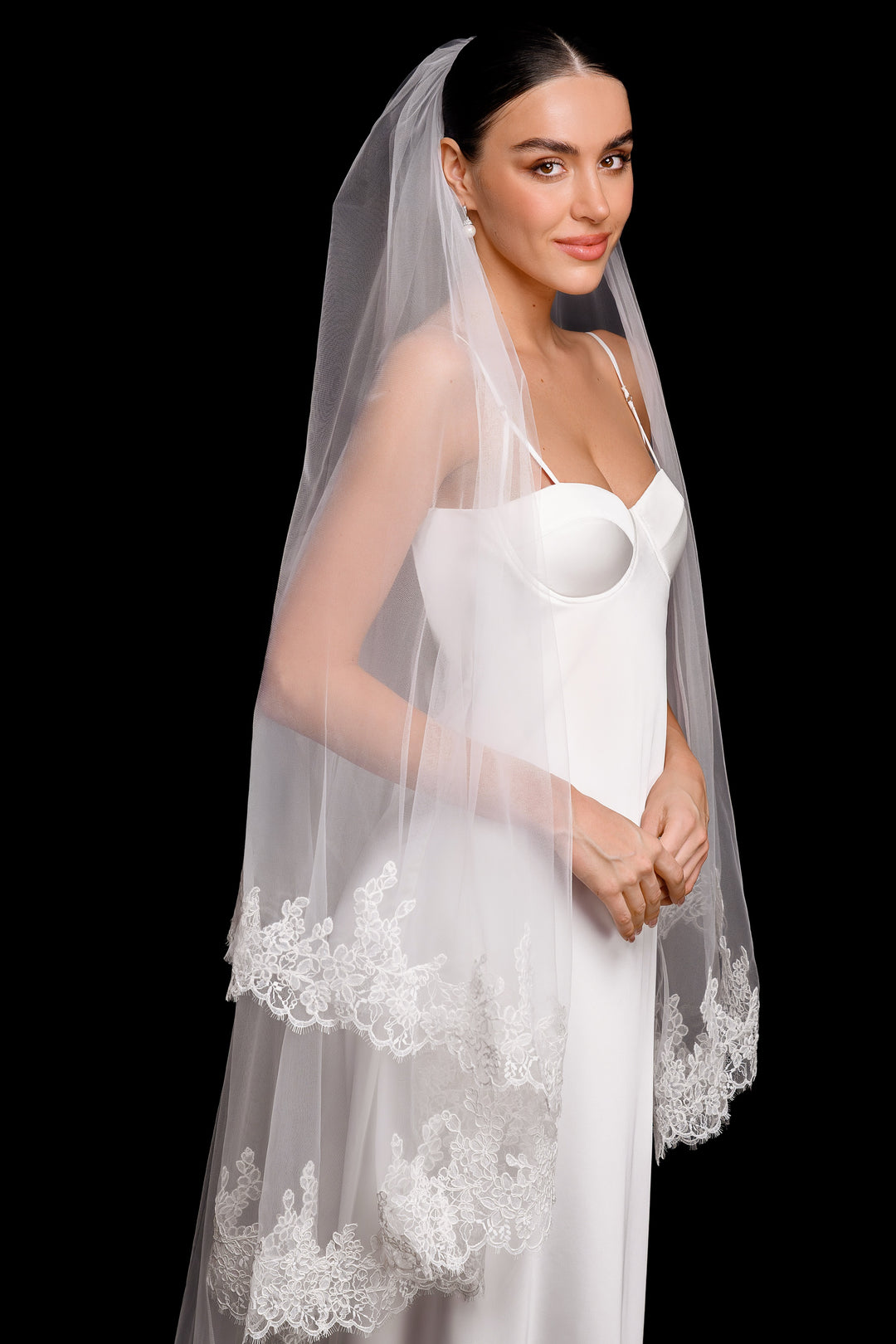Madonna Veil with Blusher