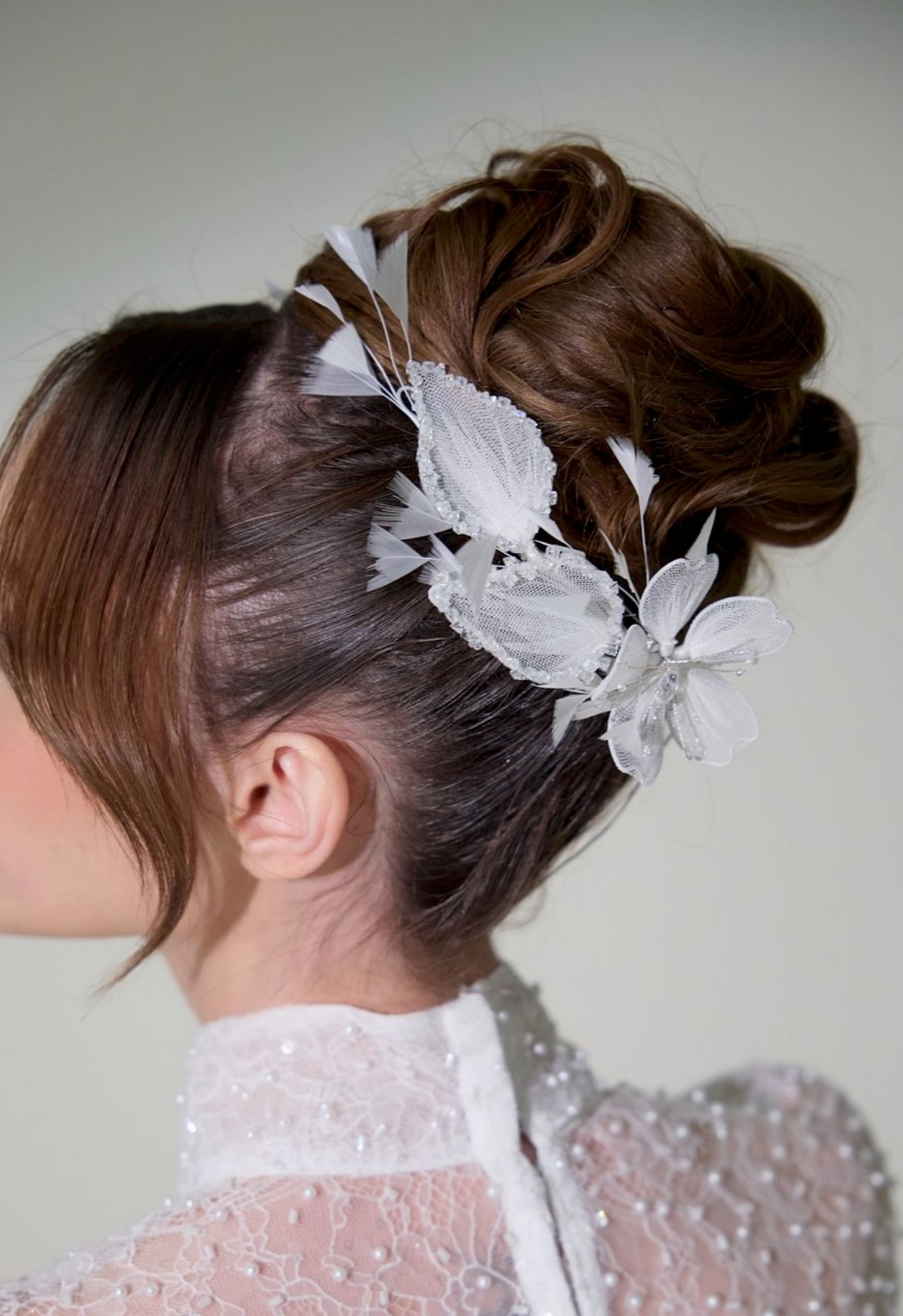 pearl headband wedding