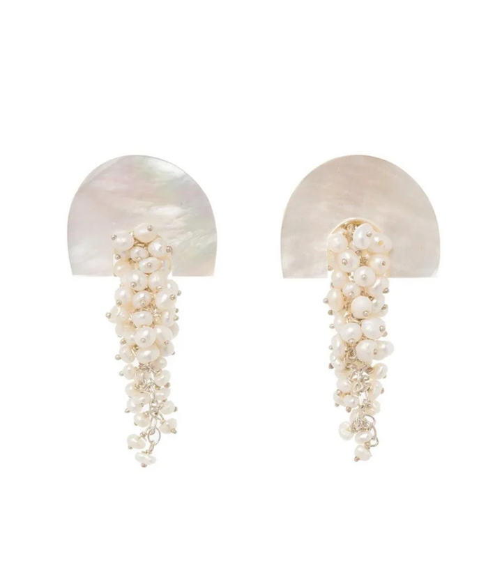 Hakuro Silver Midi Earings