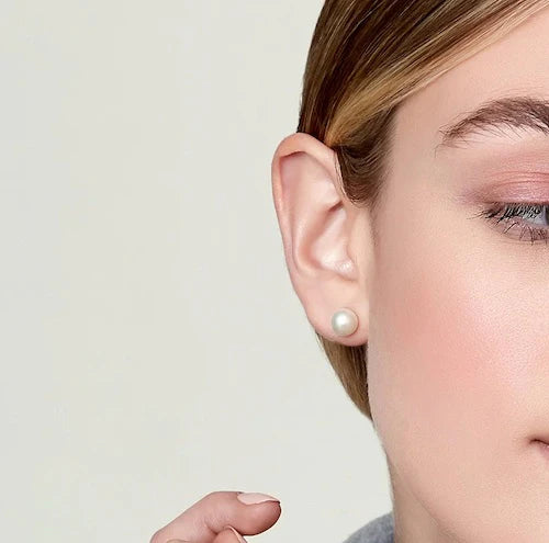 Fresh Water 18K Gold Pearl Studs
