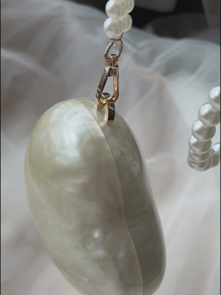 Pearl Mini Heart Bag